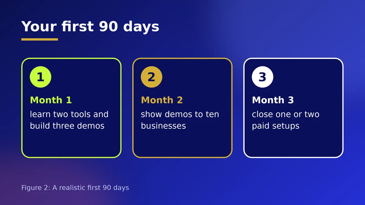 A three-month roadmap for starting an automation service