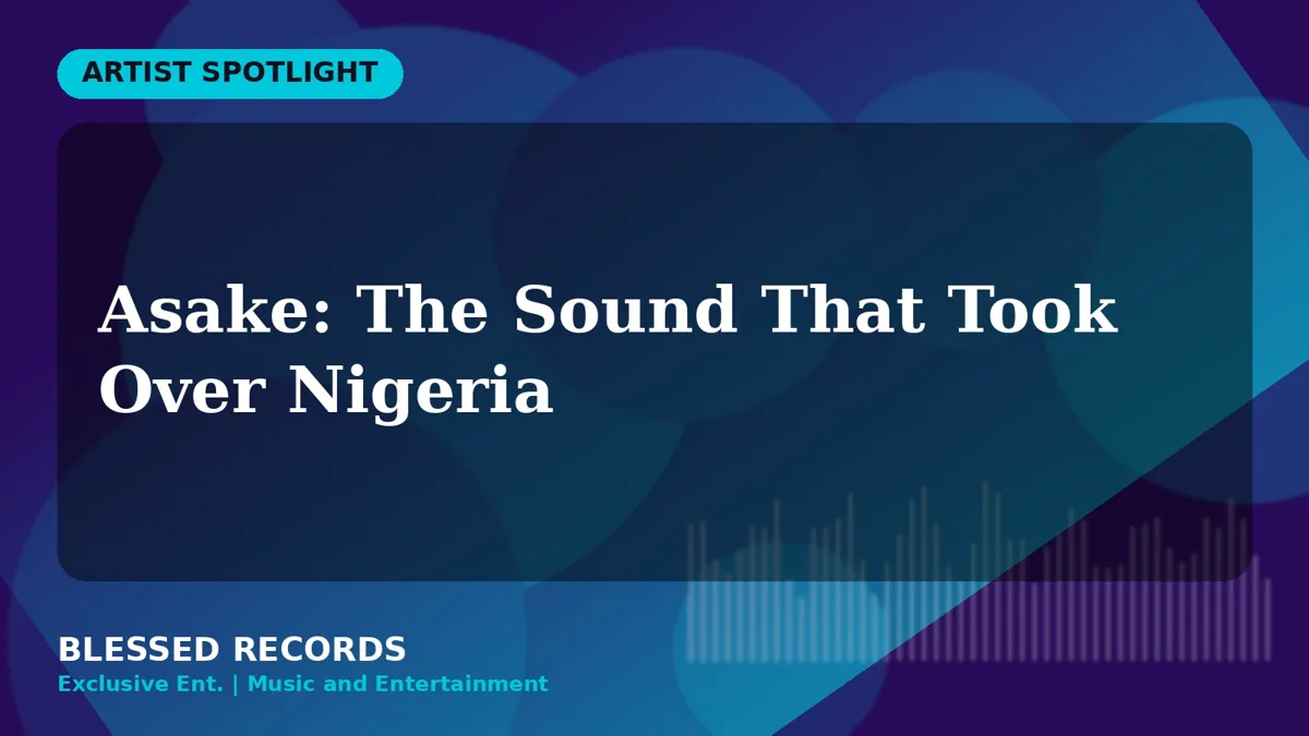 Title card: Asake: The Sound That Took Over Nigeria