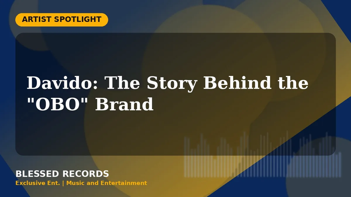 Title card: Davido: The Story Behind the “OBO” Brand