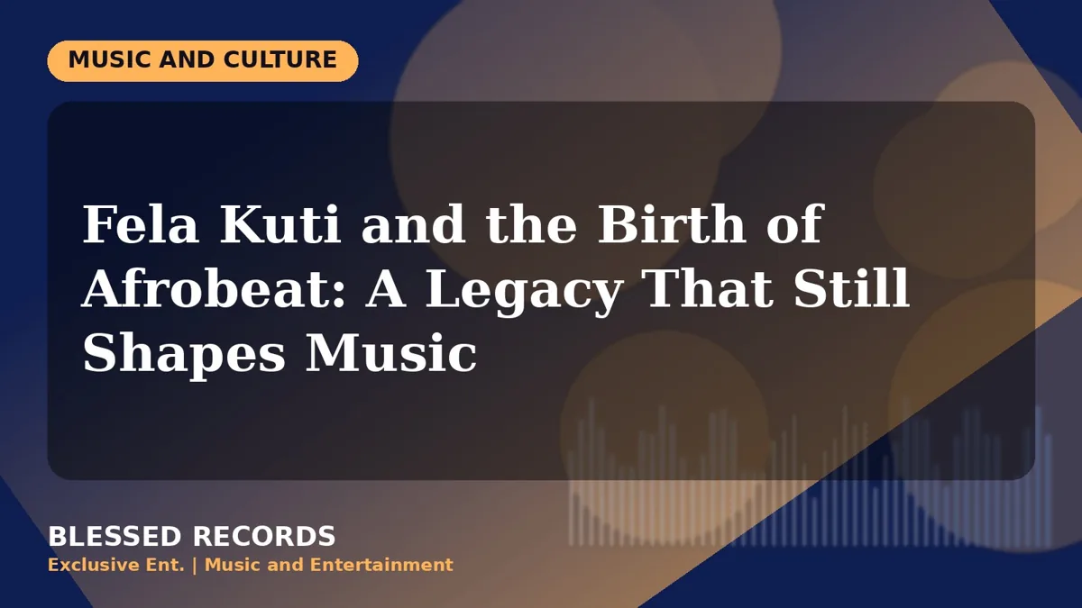 Title card: Fela Kuti and the Birth of Afrobeat: A Legacy That Still Shapes Music