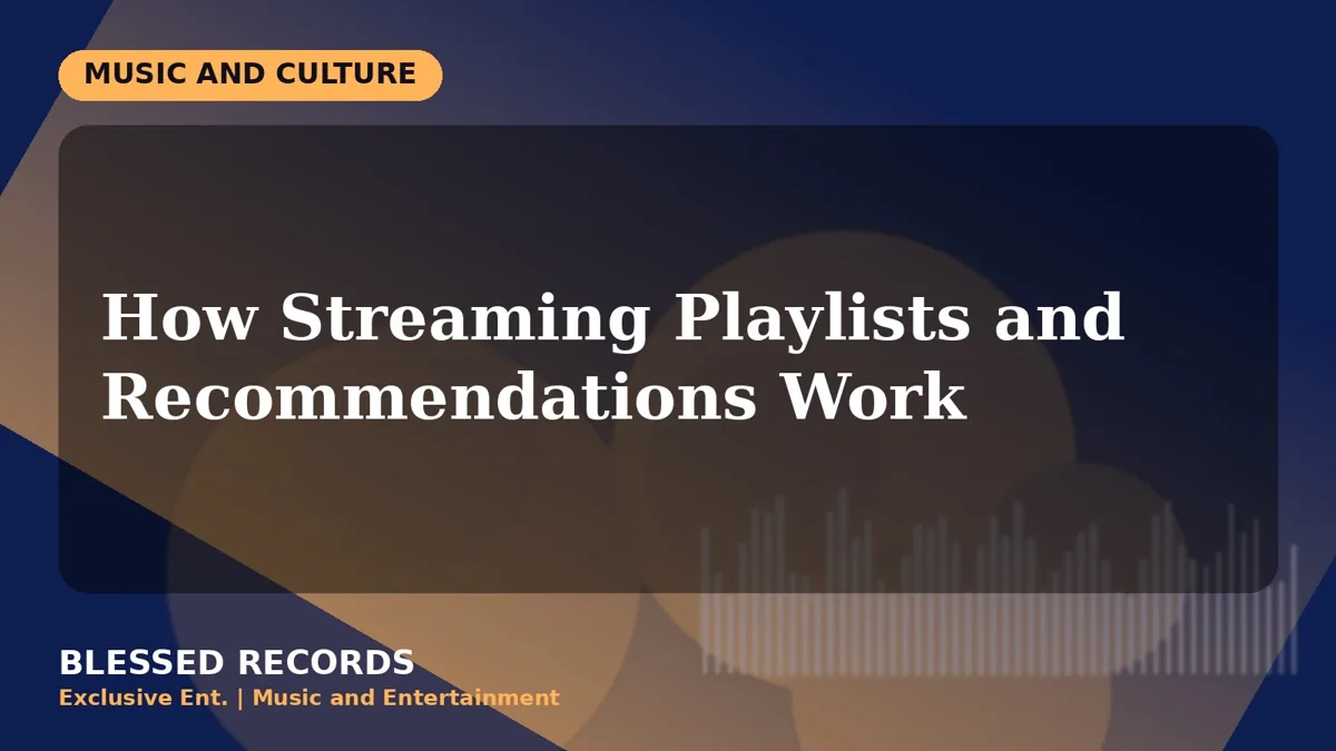 Title card: How Streaming Playlists and Recommendations Work