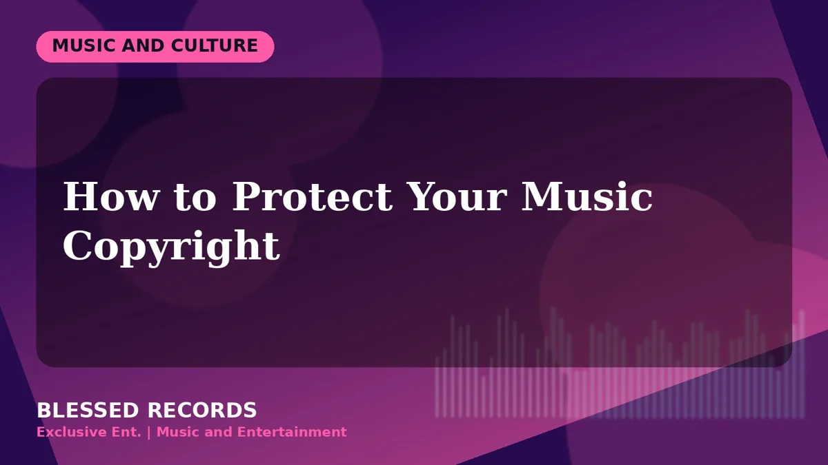 Title card: How to Protect Your Music Copyright