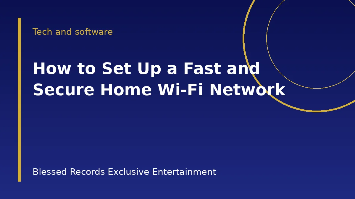 Wi-Fi router with signal waves and a padlock in a living room