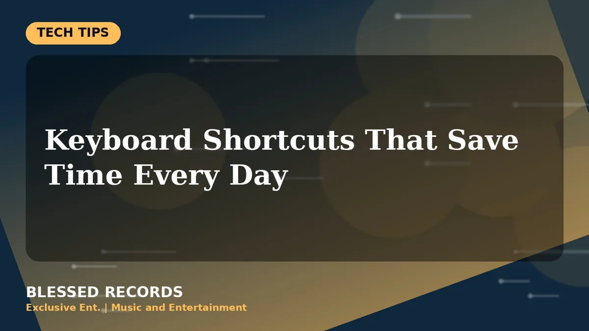 Title card: Keyboard Shortcuts That Save Time Every Day