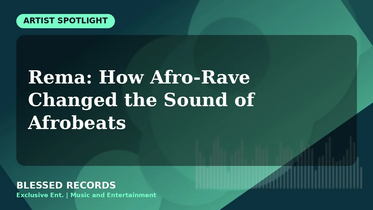Title card: Rema: How Afro-Rave Changed the Sound of Afrobeats