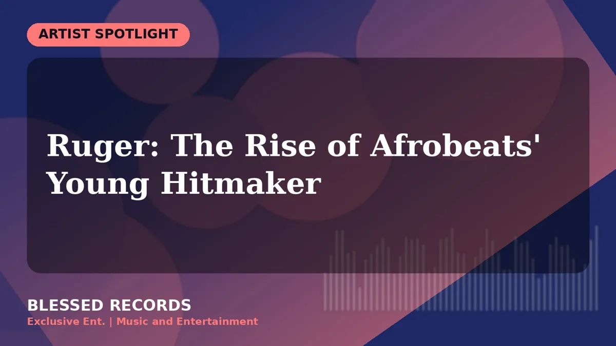 Title card: Ruger: The Rise of Afrobeats’ Young Hitmaker