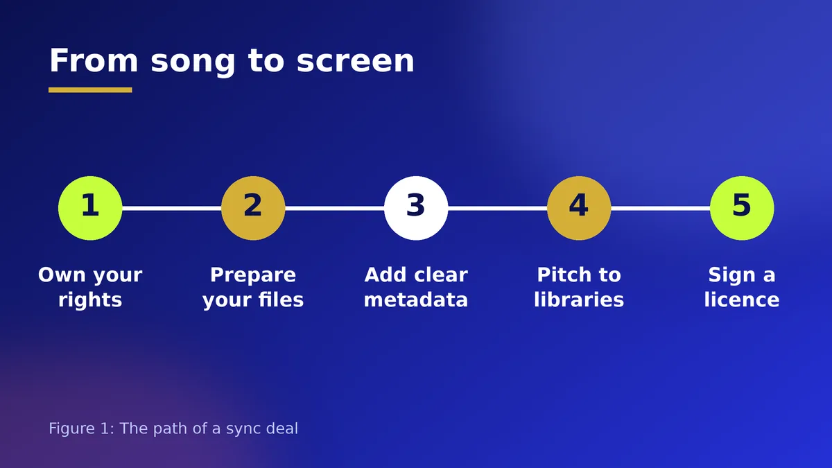 Five steps from owning rights to signing a sync licence