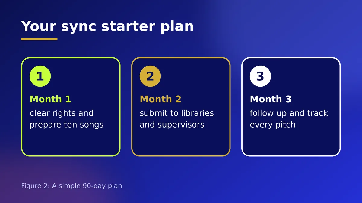 Three-month sync licensing plan