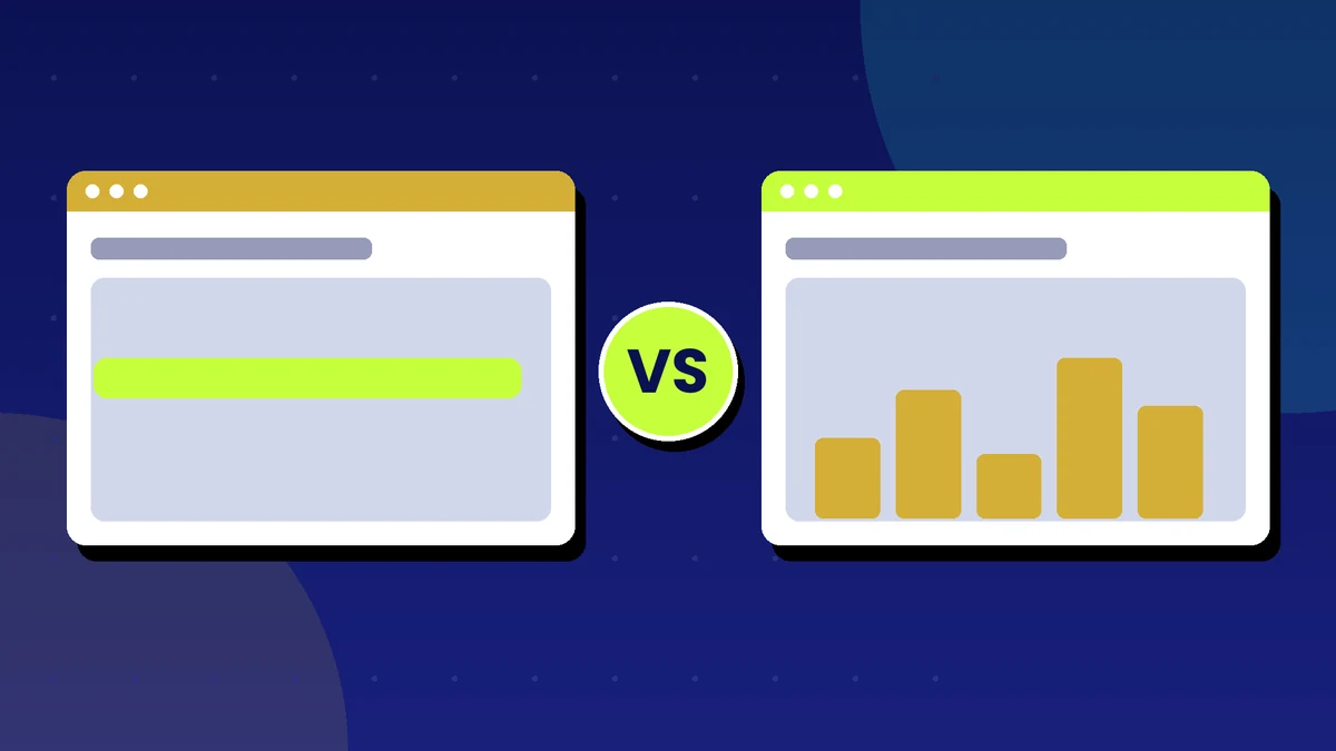 Two budgeting apps compared, one with envelope categories and one with charts