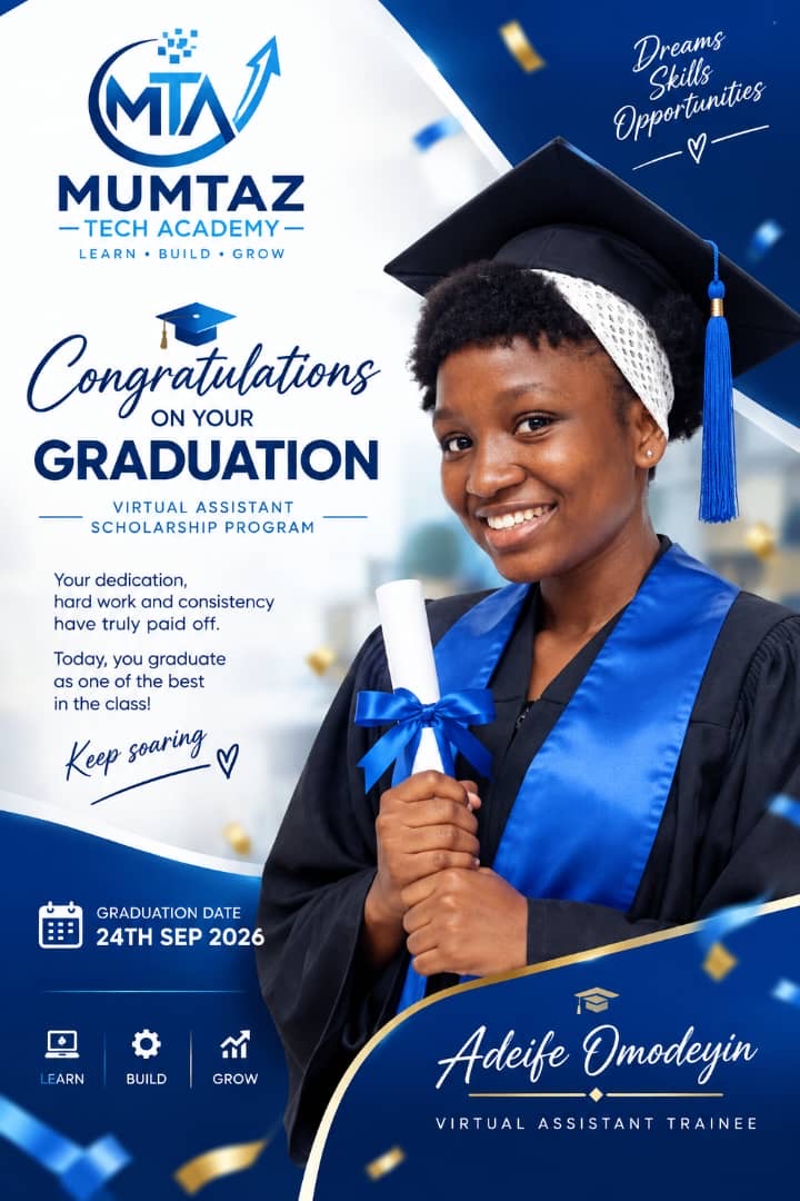 Portrait of Adeife Omodeyin, Mumtaz Tech Academy graduate