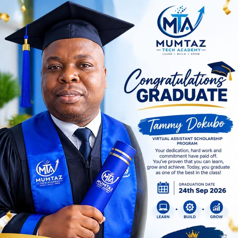 Portrait of Tammy Dokubo, Mumtaz Tech Academy graduate