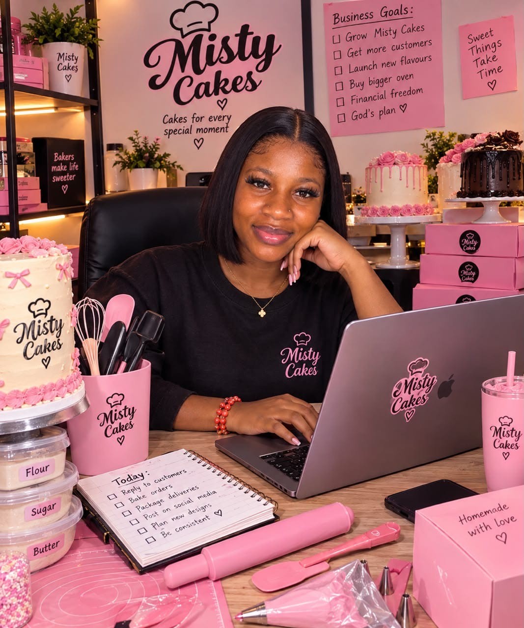 Misty Cakes — custom cakes and baking, Lagos